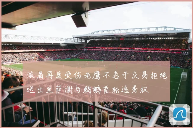 浓眉再度受伤老鹰不急于交易拒绝送出里萨谢与鹈鹕首轮选秀权